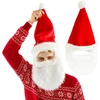 Christmas Decoration Party Deco Czapka Mikołaja su brodą 65CM