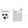 Party Deco PartyDeco Folinis balionas "Futbolo kamuolys" 40 cm