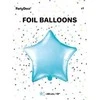 Party Deco Folinis balionas "Žvaigždė" 48cm melsvas