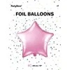 Party Deco Folinis balionas "Žvaigždė" 48cm rožinis