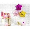 Party Deco Folinis balionas "Žvaigždė" 48cm rožinis