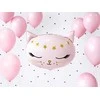 Party Deco PartyDeco Folinis balionas "Rausva katytė" 48x36cm