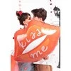 Party Deco Folinis balionas "Kiss me" 86.5&65cm