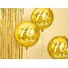 Party Deco Balionas folinis apvalus 70-as gimtadienis