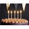Party Deco Gimtadienio žvakutės auksinės 6 vnt 6cm