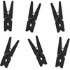 Party Deco Mini segtukai 3.5cm juodi 10 vnt