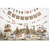 Party Deco Mini segtukai 3cm balti 20 vnt