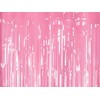 Party Deco PartyDeco Folinė kutų užuolaida dekoracijoms šviesiai rožinė 100x200cm