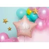 Party Deco PartyDeco Folinis balionas "Happy Birthday" 40cm rusvas