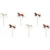 Party Deco Muffin dekoracijos arkliukai 13cm 6vnt