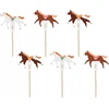 Party Deco Muffin dekoracijos arkliukai 13cm 6vnt