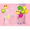 Party Deco Gimtadienio kepuraitės sidabrinės 16cm 6 vnt