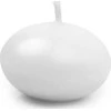 Party Deco Plaukiojančios žvakės, baltos matinės, 4 cm, 50 vnt. universalus