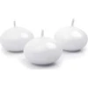 Party Deco Plaukiojančios žvakės, baltos matinės, 4 cm, 50 vnt. universalus