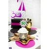 Party Deco Popierinės lėkštutės "Žvaigždė" auksinės 6vnt 18cm