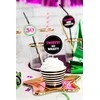 Party Deco Popierinės lėkštutės "Žvaigždė" auksinės 6vnt 18cm