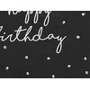 Party Deco Servetėlės "Happy birthday" juodos