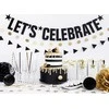 Party Deco Popieriniai šiaudeliai balta-auksinė
