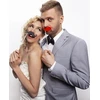 Party Deco Fotosesijos rekvizitai PartyDeco H24cm/6vnt. Moustache