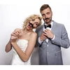 Party Deco Fotosesijos rekvizitai PartyDeco H24cm/6vnt. Moustache