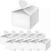 Party Deco Dovanų dėžutės baltos 10 vnt 6*5*6cm