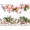 Party Deco Dovanų dėžutės rausvai auksinės 10 vnt 6*6*5,5cm