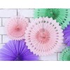 Boland Traciks PartyDeco dekoratyvinės rozetės pudra rožinė 20-30cm A3 53822