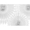 PartyDeco Boland Traciks Balti ventiliatoriai, 3 vnt.