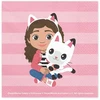 Party Deco PartyDeco Serwetki Koci Domek Gabi 33x33 mix A20 99265