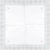 Party Deco PartyDeco servetėlės komunijai su ornamentu, 33x33cm, atlasinės