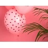 Party Deco Rožiniai pasteliniai balionai "Širdelės" (6vnt)