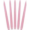Party Deco Ilgos didelės žvakės 24cm 10vnt rožinės