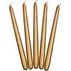 Party Deco Ilgos didelės žvakės 29cm 10vnt auksinės