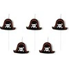 Party Deco Žvakutės gimtadienio 5 vnt piratai