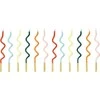 Party Deco PartyDeco wieczki urodz.zakręcone Tęcza14cm mix A12 67448