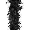 Party Deco Boa plunksnos juodos 180cm