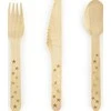 Party Deco Mediniai įrankiai komplektas su žvaigždutėmis 16cm po 6 vnt