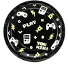 Party Deco Popierinės lėkštutės "Game" 6vnt 23cm