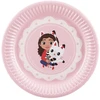 Party Deco PartyDeco Talerzyki Koci Domek Gabi mix 18cm A6 TPP105 99227