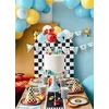 Party Deco Popierinės lėkštutės "Ratai" 6vnt 26,5*18cm
