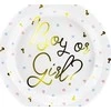 Party Deco Popierinės lėkštutės "Boy or Girl" 6vnt 23cm