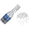 PartyDeco Konfeti vamzdelis šampano spalvos sidabrinis 20,5 cm 85916