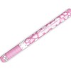 Party Deco konfeti šaudyklė, baltos širdelės, 60 cm universali