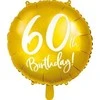 Party Deco Balionas folinis apvalus 60-as gimtadienis