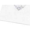 Party Deco Dekoratyvinės kortelės vakarėliui, balta su ažūrine širdele, 9x6,5 cm, 10 vnt. universalus
