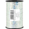 Party Deco Sidabrinė holografinė plastikinė juostelė, 5 mm universali