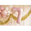 PartyDeco Balionas folinis skaičius 7 rausvas 72cm