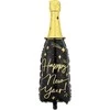 Party Deco Folinis balionas "Butelis Happy new year" 39.5&amp;98cm
