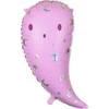 PartyDeco Folinis balionas Violetinis vaiduoklis 41x70 cm