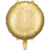 PartyDeco Folinis balionas "Laikrodis" 45cm geltonas